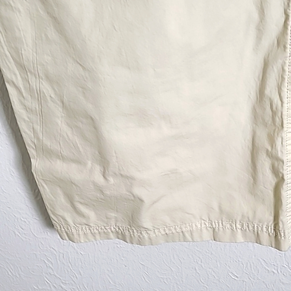 Calvin Klein Wide Leg Cream Cargo Pants, Size 8, NWT - Picture 7 of 10